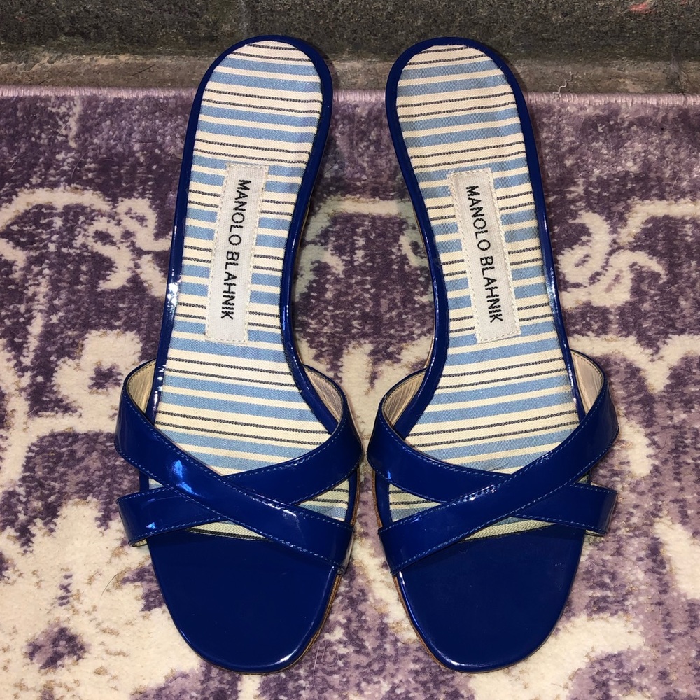 Callamu Patent Crisscross Slide
